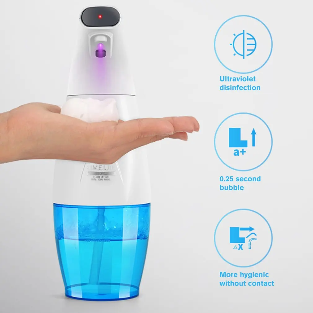 

Automatic Induction Foam Machine Bathroom Washable Intelligent Liquid Soap Dispenser Kicthen Induction Foaming Hand Washing Tool