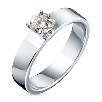 

White gold ring with a diamond e0901kts06192700