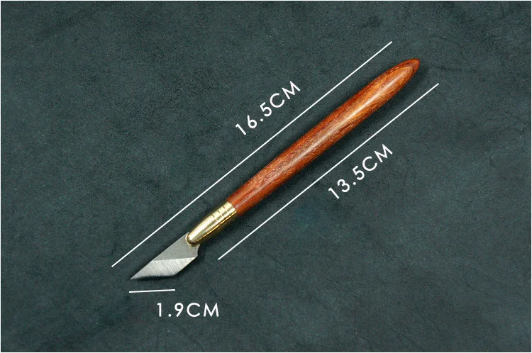 Baver Кожа ремесло конические края ножи деревянная резьба ручка нож режущий инструмент Diy