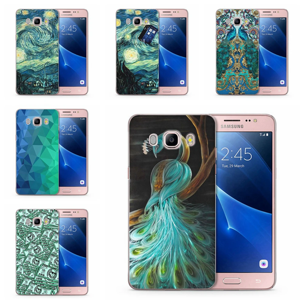 Green peacock ocean series background image For Samsung Galaxy J120 J520 J720 2016 J330 J530 J730 2017 Soft TPU Shell D78 |