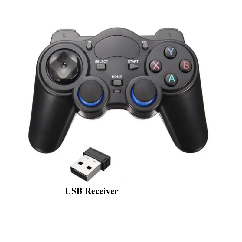 Gamepad 2,4 ГГц беспроводной геймпад игровой контроллер для ПК, Raspberry Pi 3B/3B+, Raspberry Pi, RetroPie, Android Smart tv Box, планшетный ПК - Цвет: Gamepad