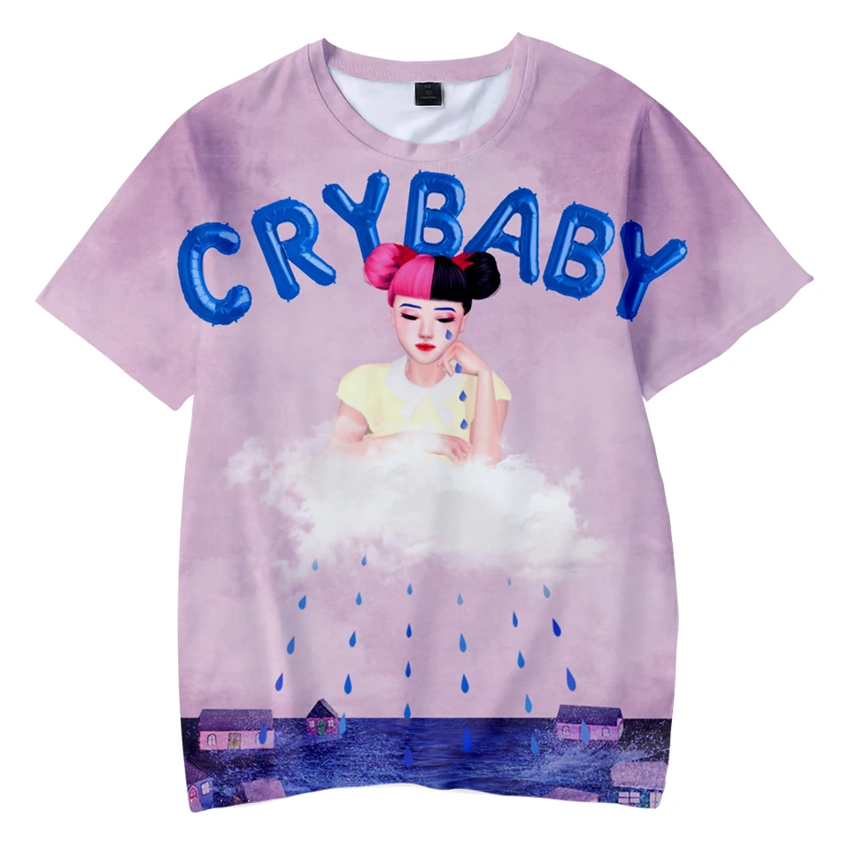 Детская одежда от Cry Baby Мелани Мартинез модная летняя футболка с коротким рукавом