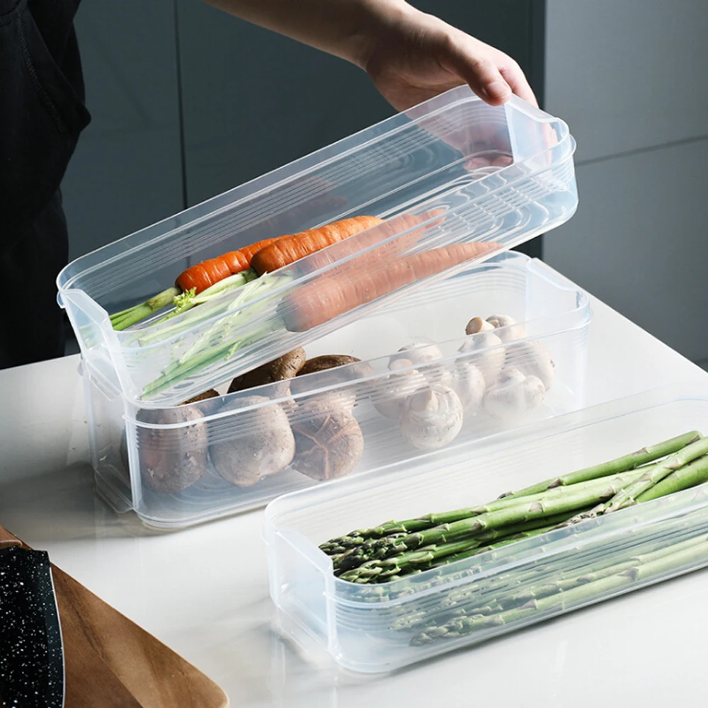 Холодильник ящики для хранения пищевых контейнеров с крышкой для кухни холодильник шкаф морозильная камера хранения Органайзер
