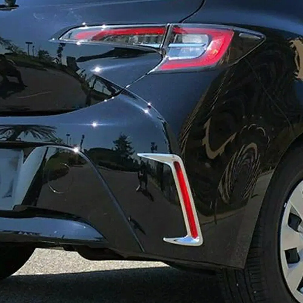 4 шт. хромированный передний и задний отражатель для хэтчбека Toyota Corolla Sport |