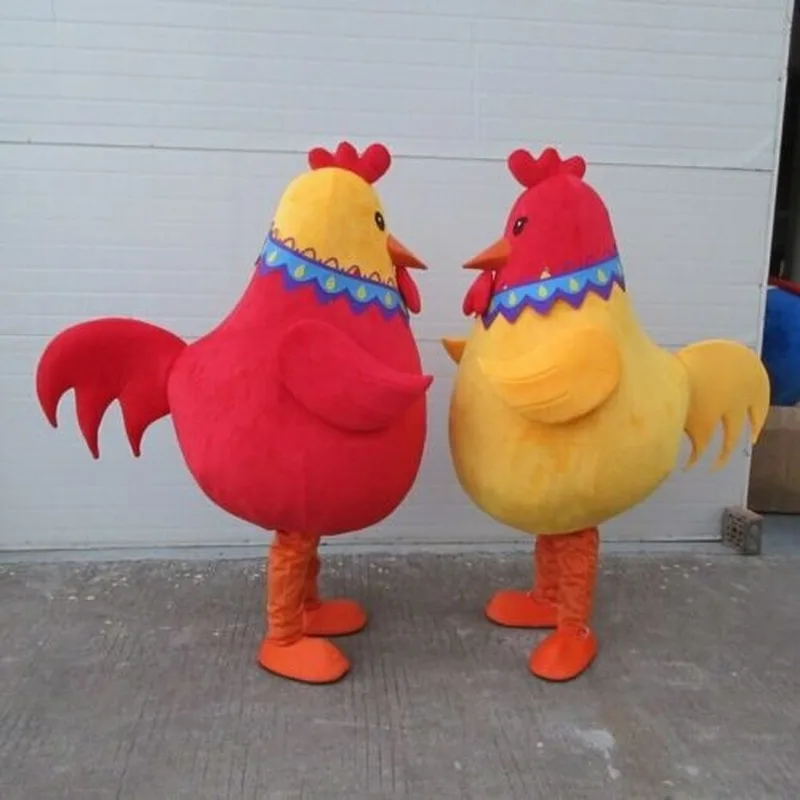 

Halloween Chicken Mascot Costume Suit Cosplay Party Game Dress Outfit Adult 2019 Birthday Cartoon Character Mascot Costume Gift