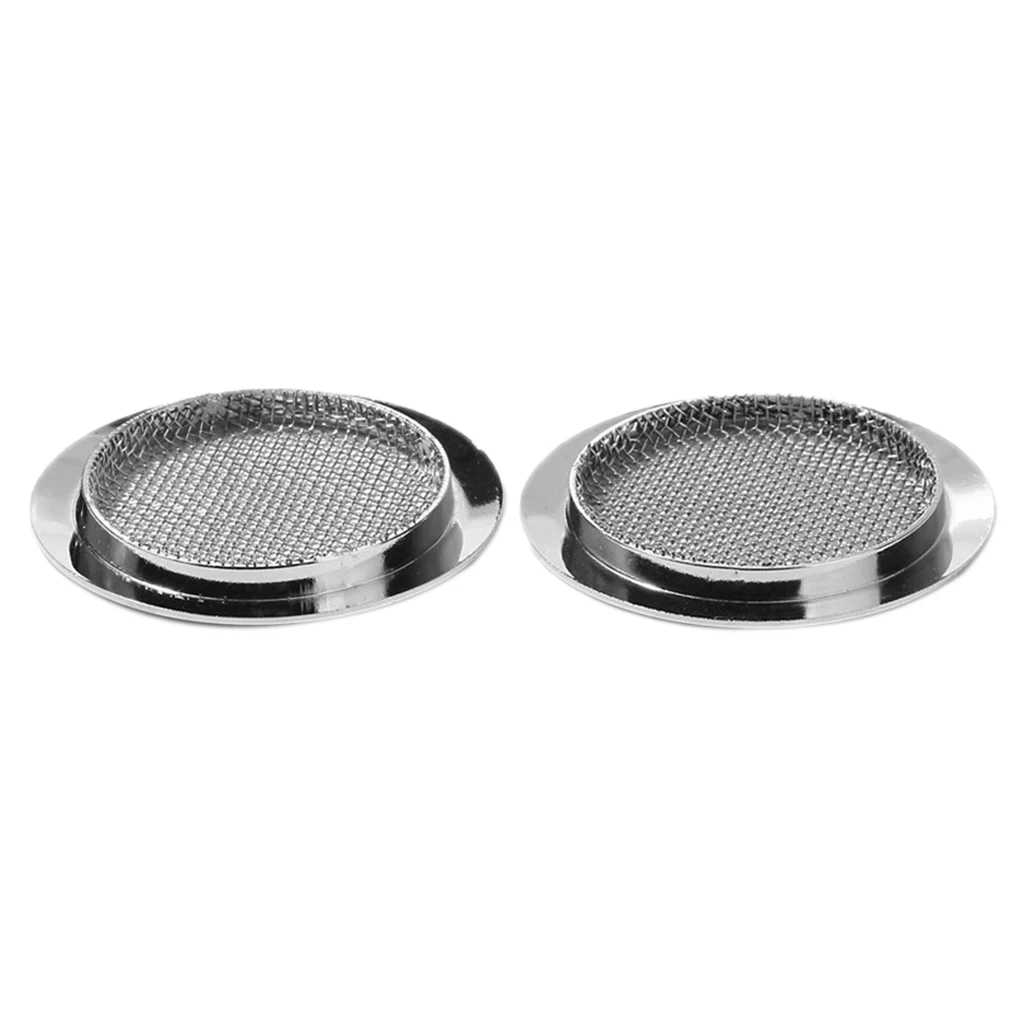 2pcs Sound Hole Insert Screen Speaker Grills for Resonator Cigar Box Guitar