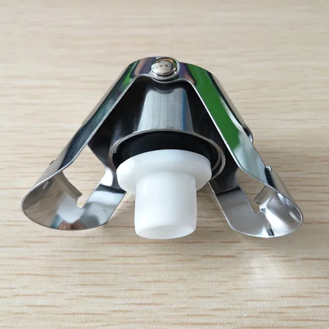 Champagne Bottle Stainless Steel Stopper Sparkling Grape Wine Bottle Plug Vacuum Sealer Bottle Liquor Flow Stopper Cap Bar