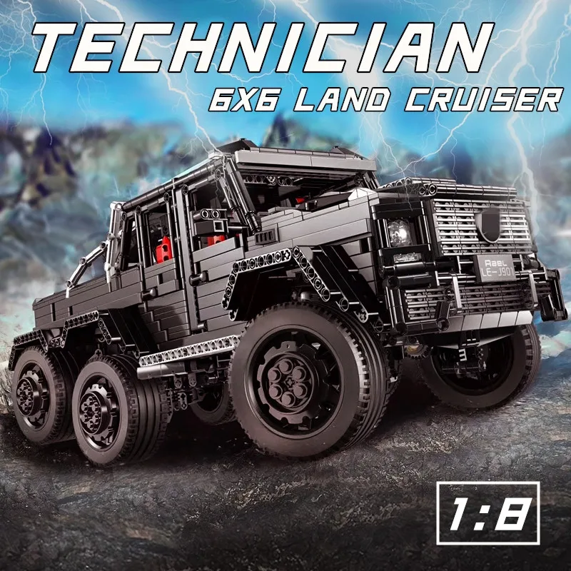 3300 шт. Technic внедорожники MOC G63AMG 6X6 LAND CRUISER набор модельных скоростных внедорожников кирпичи гоночные машины строительные блоки игрушки