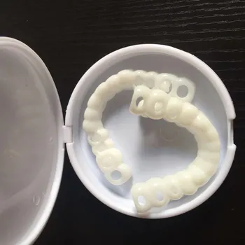 

Hot Perfect Smile Teeth Fake Tooth Cover False Teeth Veneers White Teeth Whitenin Teeth Snap CoverTeeth Cosmetic Denture Care