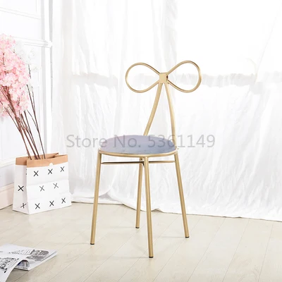 Скандинавский красный стул Ins макияж стул спальня стул простой обеденной стул для девочек милый ноготь комод стул