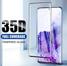 Protecteur d'écran pour Samsung Galaxy S20 ultra, film en verre trempé 3D, HD