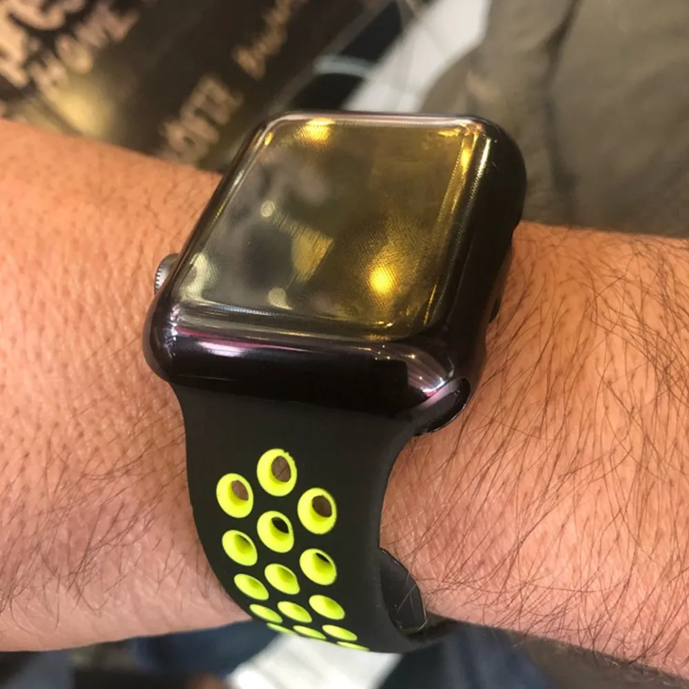 Ремешок+ чехол для apple watch band pulseira apple watch 4 3 5 band 44 мм/40 мм iwatch чехол для браслета 42 мм/38 мм correa ремешок для часов браслет