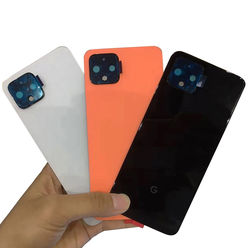 

Glass Case For Google Pixel 4 Rear Housing Battery Cover Back Case Repair Part