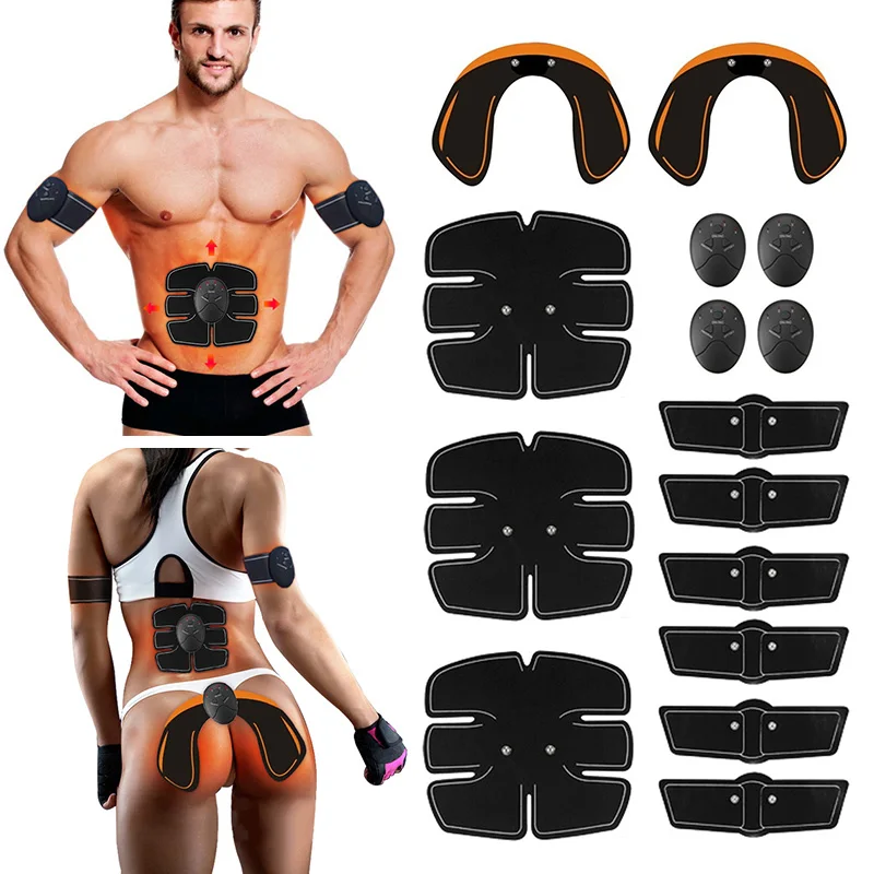 15PCS/Set EMS Muscle Abdominal Trainer Smart Wireless Muscle ABS ...
