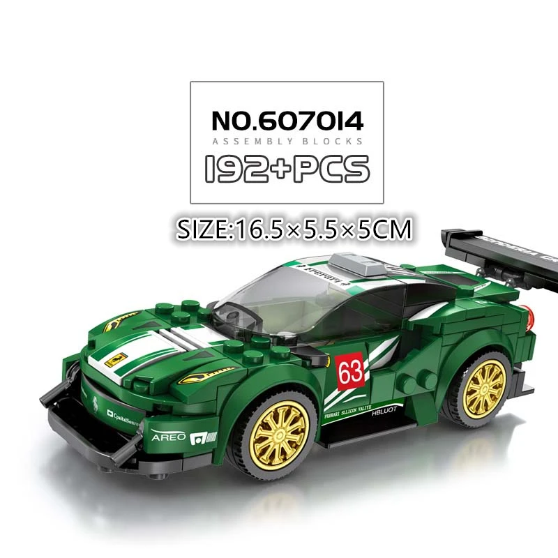 Speed Champions Technic City Assemble autos model Building Blocks supercar city Racing Car Bricks Toys for Children small bricks