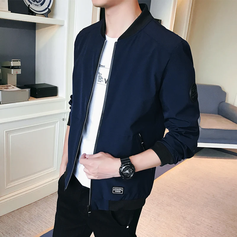 Куртка мужская 2019 горячая Распродажа куртка классический цвет пилот осенне