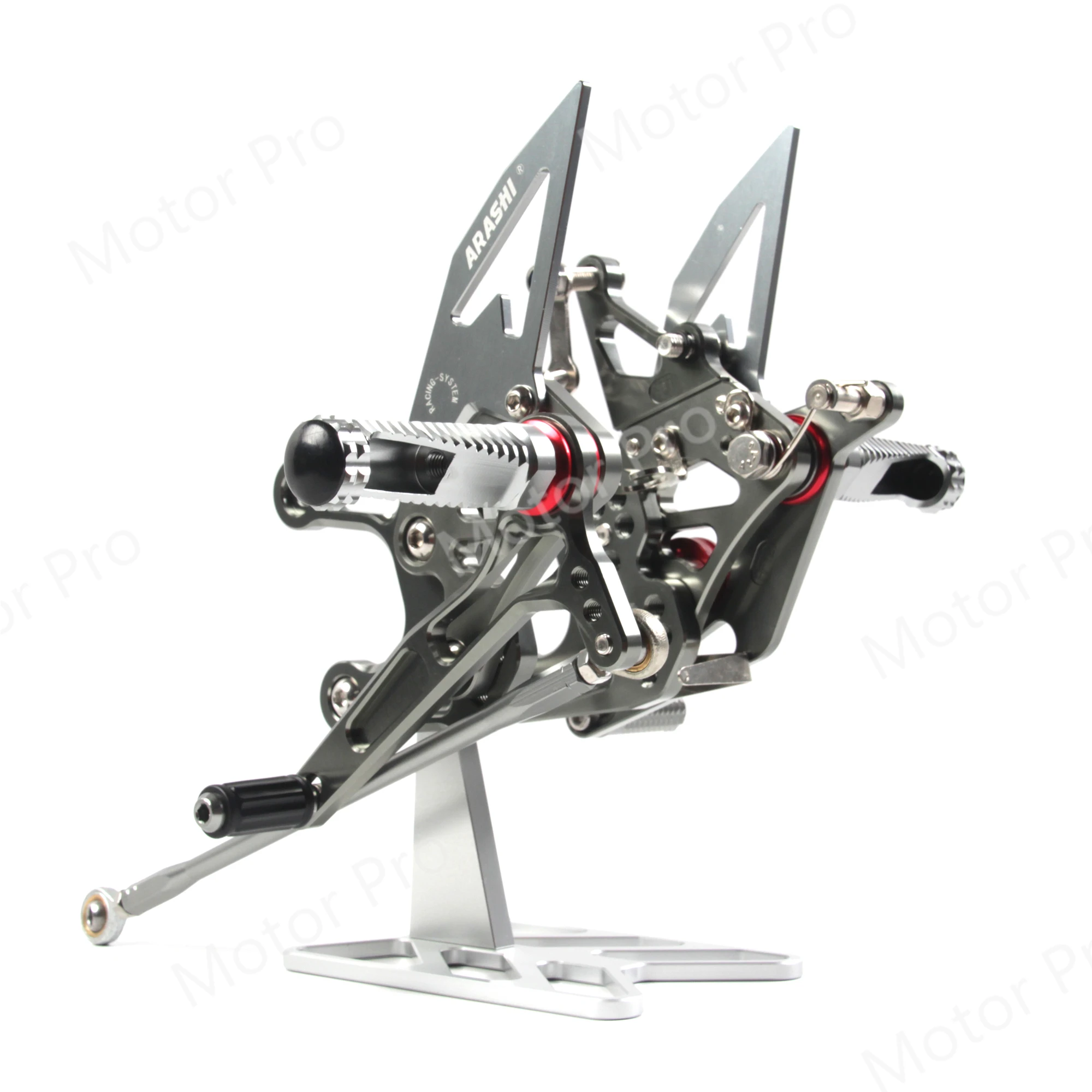 Регулируемые подножки для Kawasaki Ninja ZX10R 2008 2009 2010 аксессуары для мотоциклов колышки для ножных опор Rearset педаль Gray серый