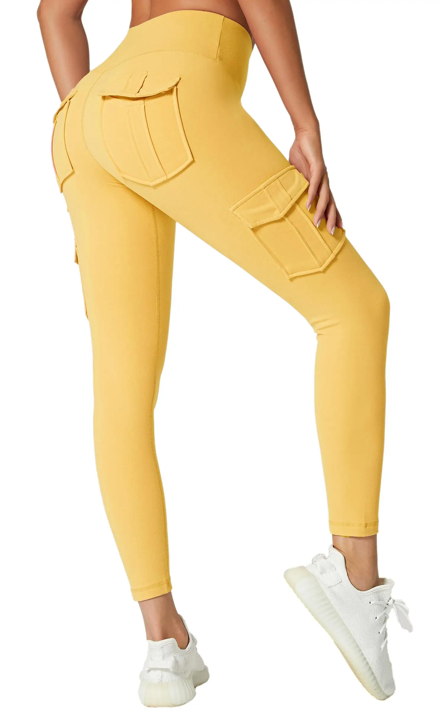 Women Yoga Work out Fitness Gym Wear Pocket Yoga Pants Leggings Stretchy Compression High Waist sports leggings sports pants yoga pants