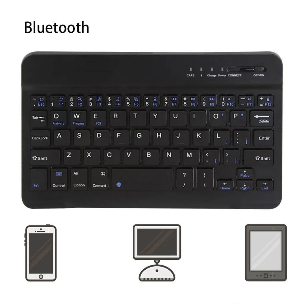 Механическая Клавиатура тонкая беспроводная Bluetooth Для Imac/ipad Android Phone ноутбука