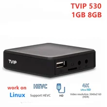 TVIP 530 Linux tv Box Amlogic S905W  4K TV Box TV box only, no channels or APP included smart set top tv box