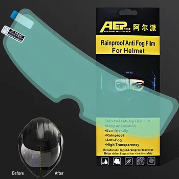 

Helmet Clear Pinlock Anti-Fog patch film Universal Motorcycle Helmet Lens Fog Resistant Films for K3 K4 AX8 LS2 HJC MT Helmets