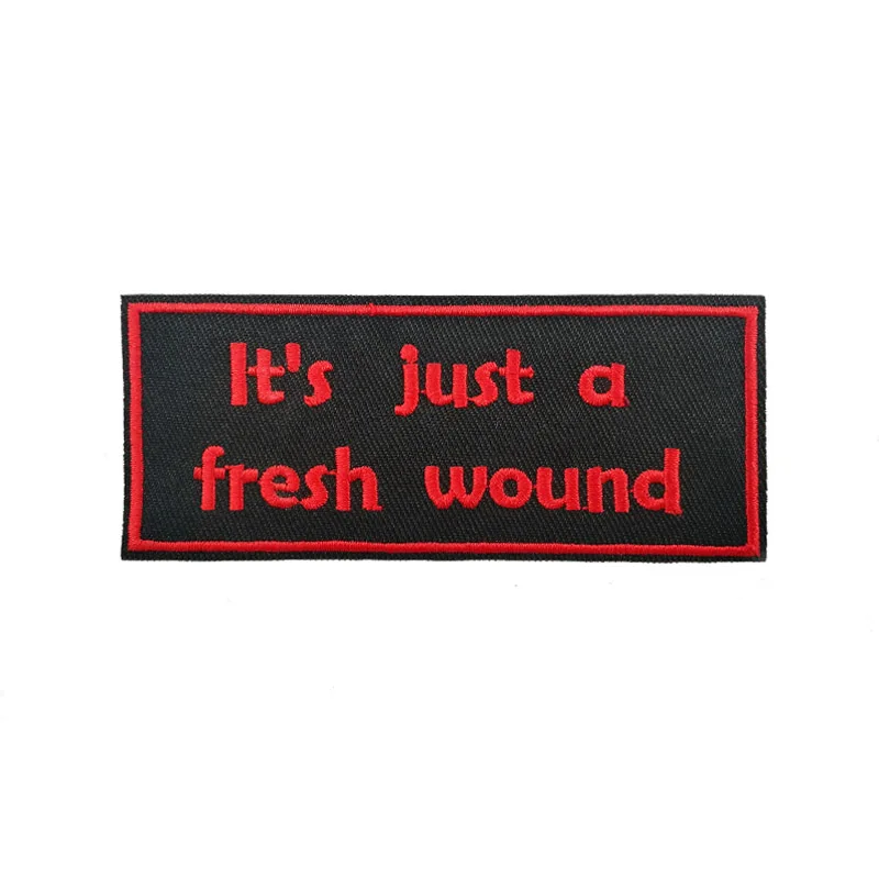 

Black Knight Just A Flesh Wound Embroidered Iron On Patch Backpack pin