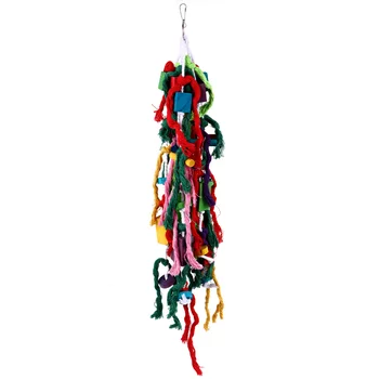 

1 pc Fun Creative Colorful Cotton Rope and Wood Pet Supplies for Home
