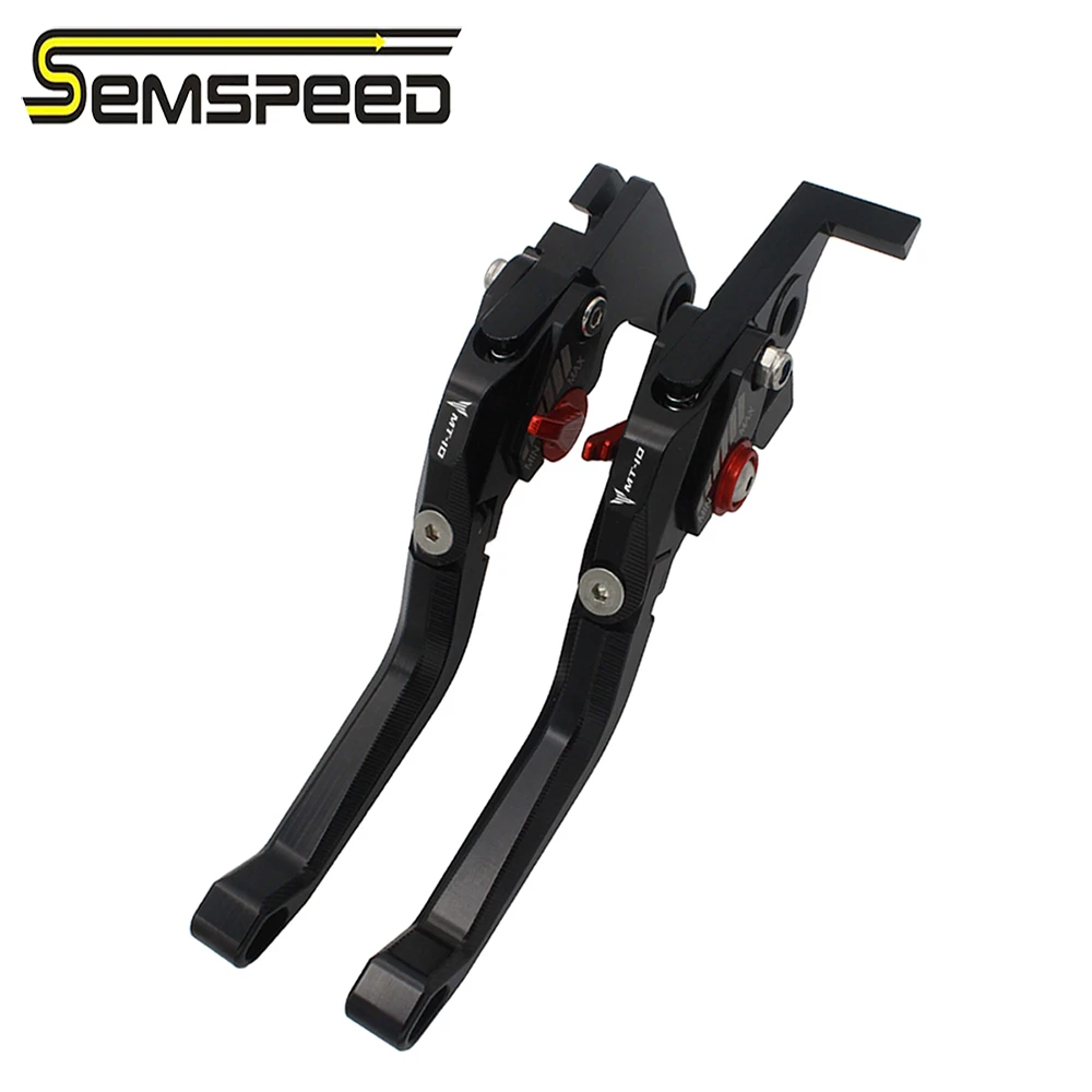 SEMSPEED мотоцикл MT 10 логотип 3D ромбовидный складной тормоз сцепления рычаги ручки
