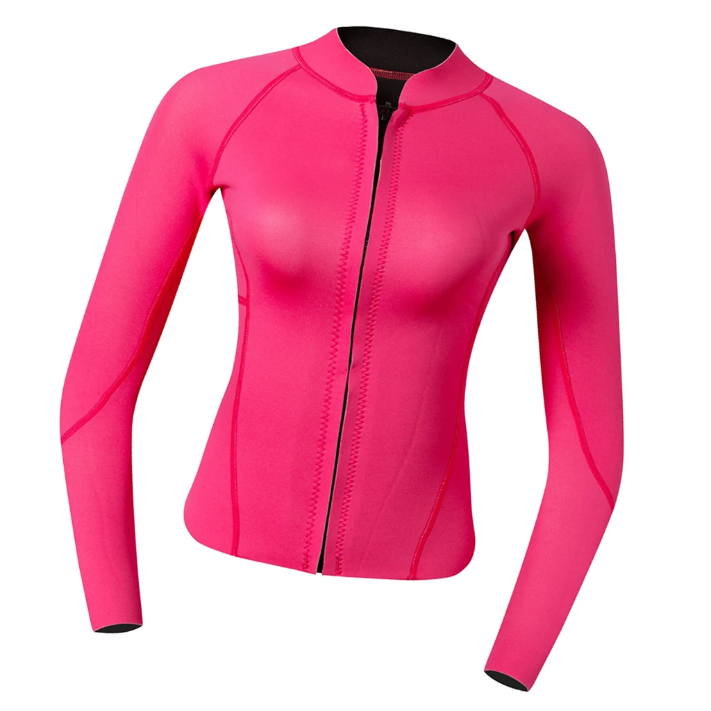 Full-body Neoprene Wetsuit 2mm Women Scuba Diving Thermal Wetsuit UV Protection Top Jacket Suit Wetsuit Surfing Diving Suit 