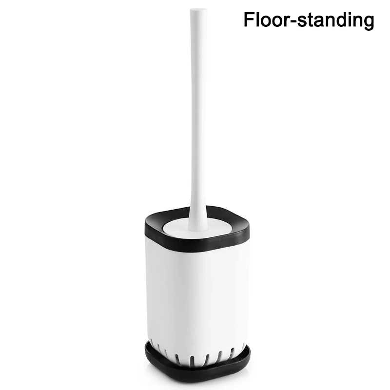 Floor-standing Современный держатель для туалетной щетки для ванной комнаты, подставка для унитаза, аксессуары для ванной комнаты_ WK - Цвет: Floor-standing