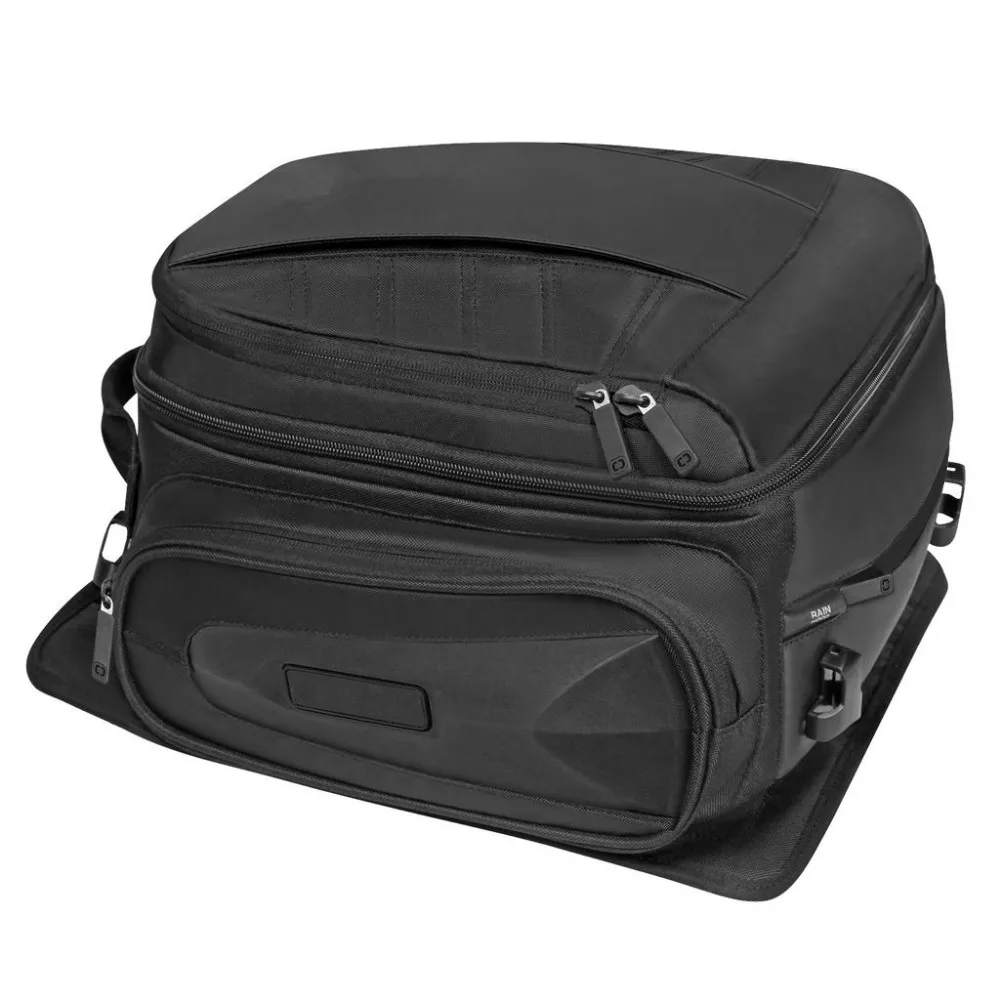 

2019 The Fashion Model!Dain Motocross Tail Bag Black Motorbike Waterproof Tail Travel Rider Luggage Rear Back Seat Bag