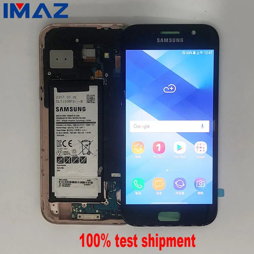 IMAZ Super AMOLED для Samsung Galaxy A5 A520 ЖК-дисплей сенсорный экран дигитайзер Запасные части для a520f SM-A520F ЖК-дисплей