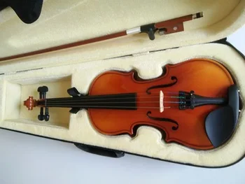 

high quality solid wood bright students practice violin popularize hand-made violin beiginners playing instrument