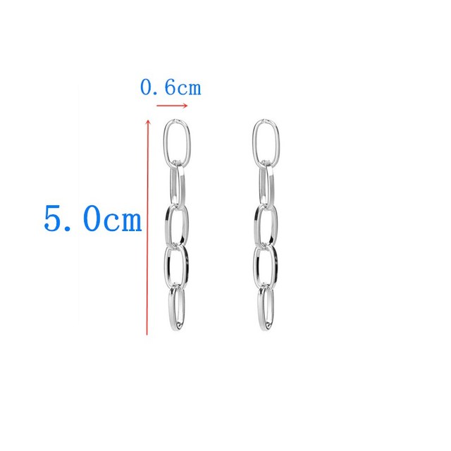 Short Punk Gold Silver Color Big Chains Necklaces Gothic Jewelry Pendant Choker Neckalce Women's Girl Gift Wholesale