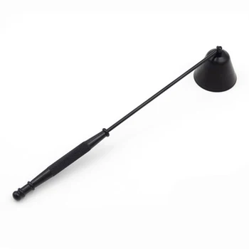 

Candle Wick Snuffer Stainless Steel Candle Flame Trimmer Bell Shaped Oil Lamp Scissor Cutter Wax Candle Extinguisher black