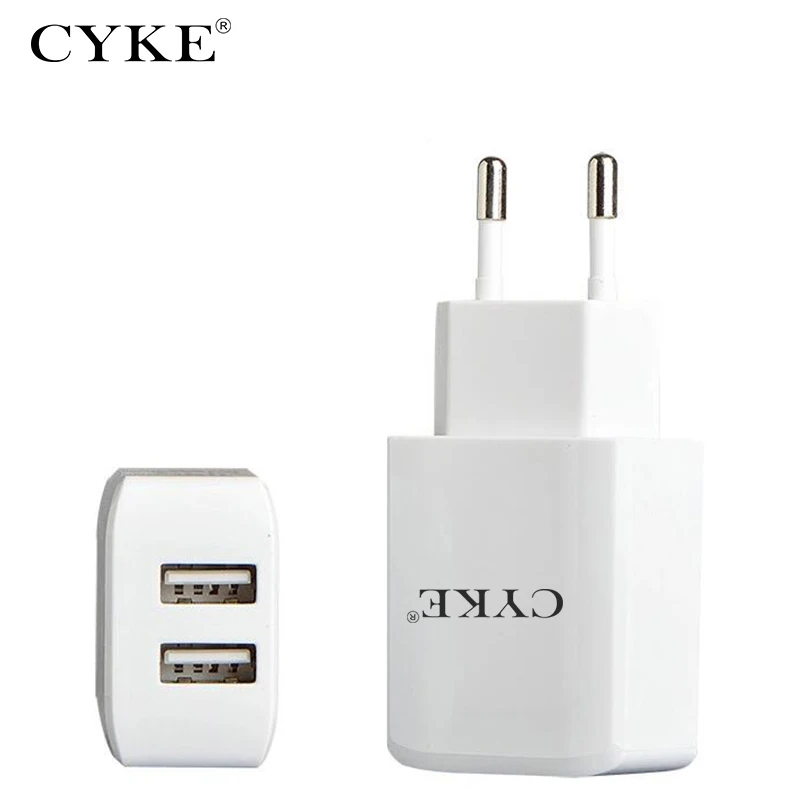 CYKE USB31 двойной USB интерфейс 2A Смарт Быстрая зарядка ЕС Спецификация портативное