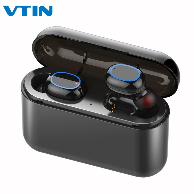 

VTIN Wireless Bluetooth Earbuds Bluetooth 5.0 with LED Light Binaural Call Touch Control Earphone 1500mAh/26oomAh Capacity