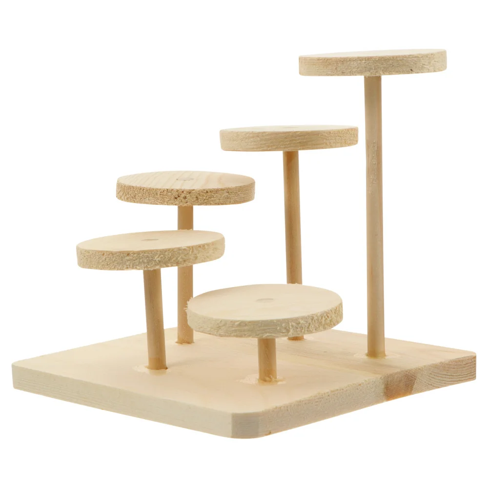 Hamster Playground Wooden Small Animal Activity Climbing Stand Platform | Дом и сад
