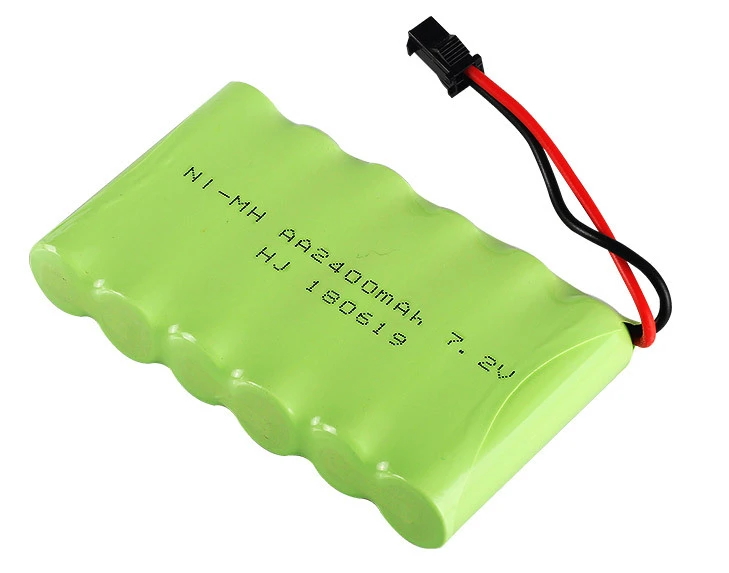 SM Plug) Ni-MH 7,2 v 2400mah батарея+ 7,2 v зарядное устройство для Rc игрушечного автомобиля танка поезд Робот Лодка пистолет 5* AA 7,2 v перезаряжаемый аккумулятор