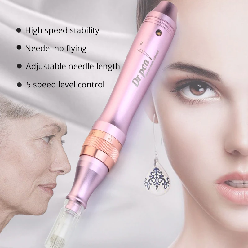Dr. Pen Ultima M7 с 2 шт. иглы микро Needling машина Дерма ручка микроиглы терапевтические