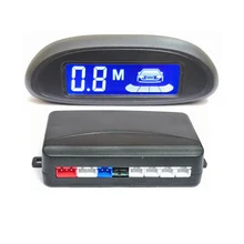 Capteur de stationnement LED détecteur de voiture automatique affichage de LED Parktronic système de surveillance de radar de recul inverse avec 4 radar de stationnement