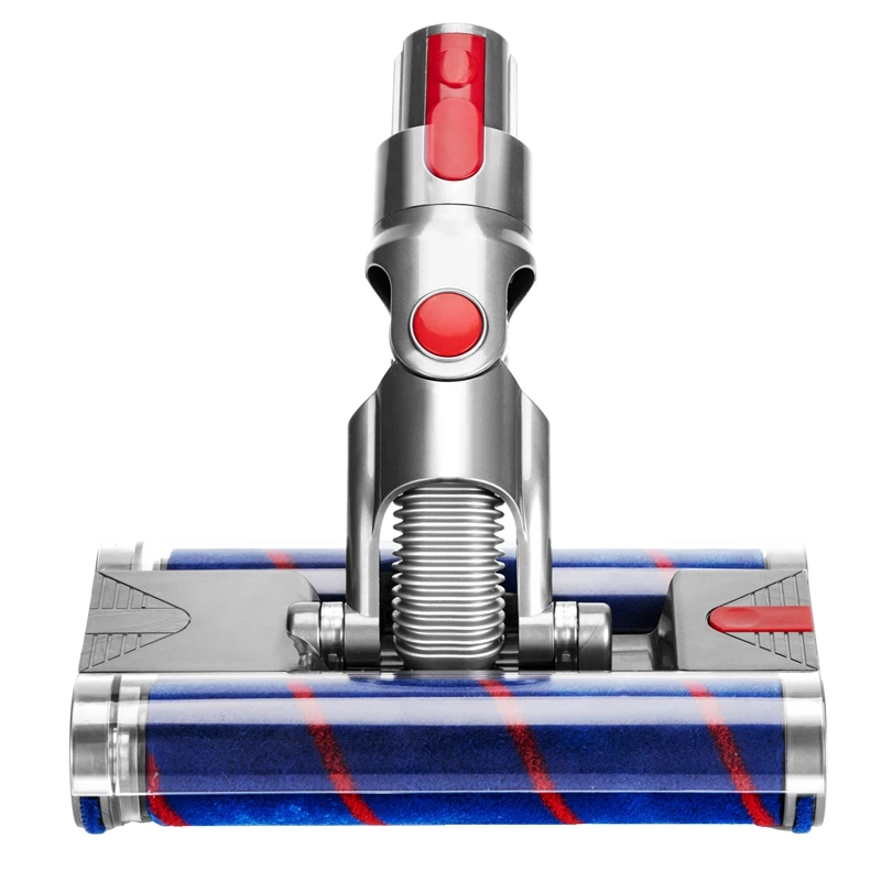 Double Soft Roller Head Quick Release Electric Floor for Dyson V7 V8 V10 V11 V15 Vacuum Cleaner Parts | Бытовая техника