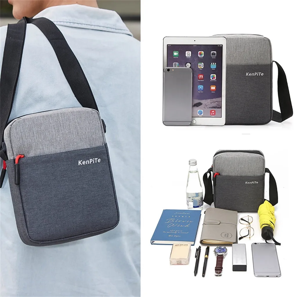 

Men Diagonal Mini Shoulder Multi-Function Mobile Phone Bag Outdoor Sports Bag