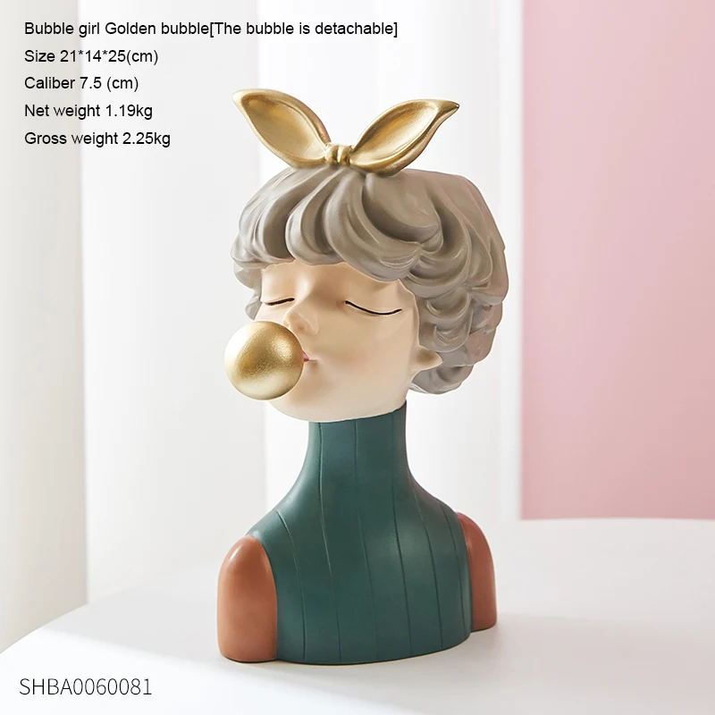 

Creative Modern Light Luxury Cute Girl Bedroom Flower Pot Home Decoration Gift For Friends