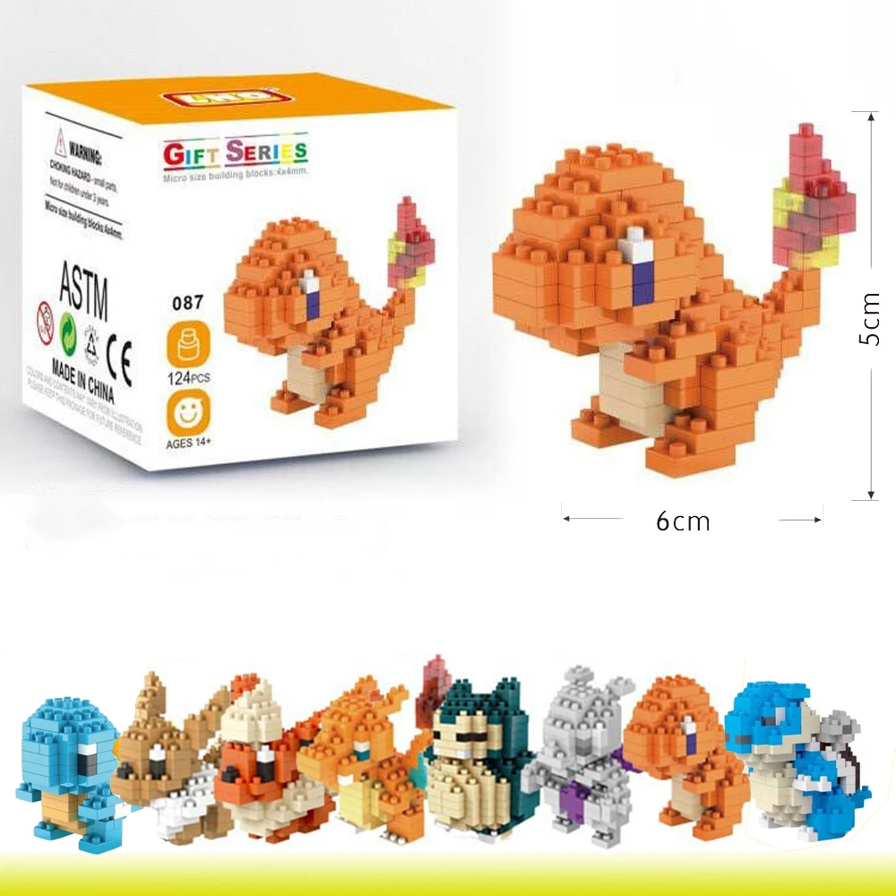 

LegoINGlys Mini Blocks Toys Micro Brick Building Kit Model Cartoon Series Anime Figures Kids Birthday Gift