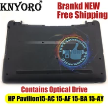 Для hp павильон 15-AC 15-AF 15-BA 15-AY Нижняя крышка содержит оптический привод Черный PN: 854999-001 AP1EM000600