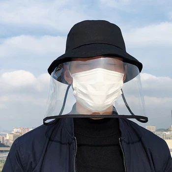 

Multi-function Anti-Spitting Protective Hat Outdoor Adjustable Windproof DustproofFull Mask Fisherman Hats Cover Cap JL