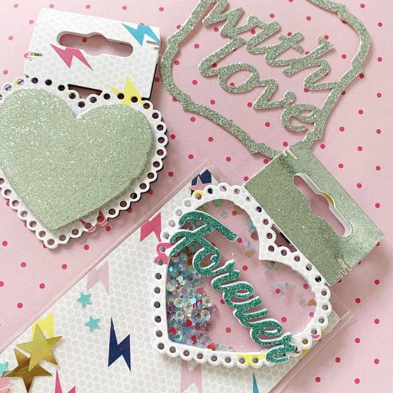 Режущие штампы Love Heart BagTopper Скрапбукинг оформление открыток бумага ремесло DIY трафарет металлические штампы