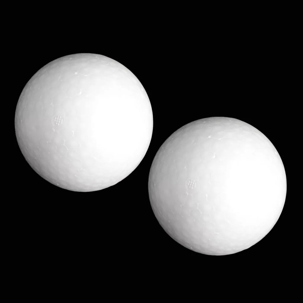 2x Foam Ball Modelling Polystyrene Styrofoam Spheres Decoration Craft 200mm