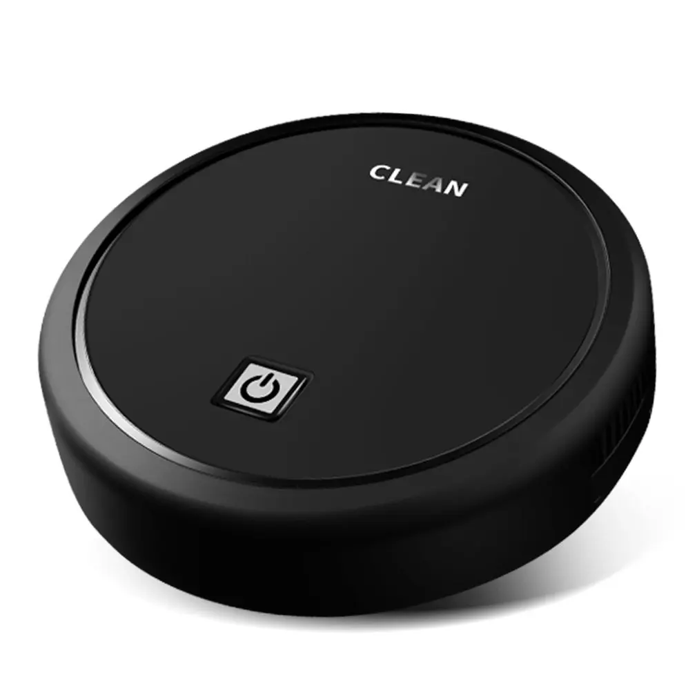Черный Automatic USB Charging Wireless Sweeping Robot Vacuum Cleaner Cordless Vaccum Robot Carpet Robots Mop Aspirador Aspiradora Robot - Цвет: Черный
